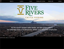 Tablet Screenshot of fiveriverscattle.com